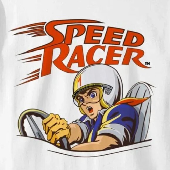 Speed Racer Shirt Classic Anime Racing Tee Retro Car Enthusiast Unisex Shirt 90 - Picture 2 of 5